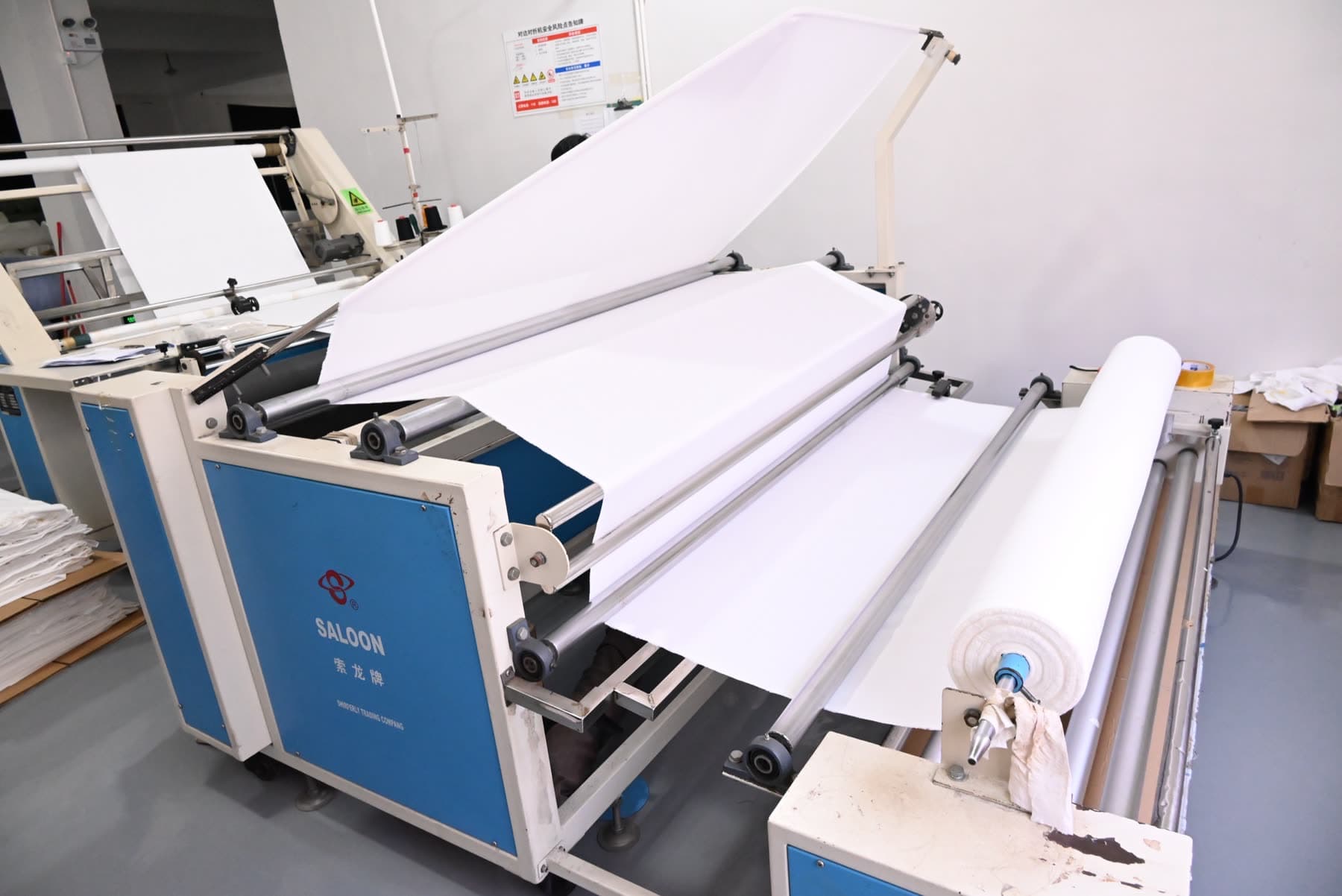 YCZD textile workshop and narrow-weaving equipment