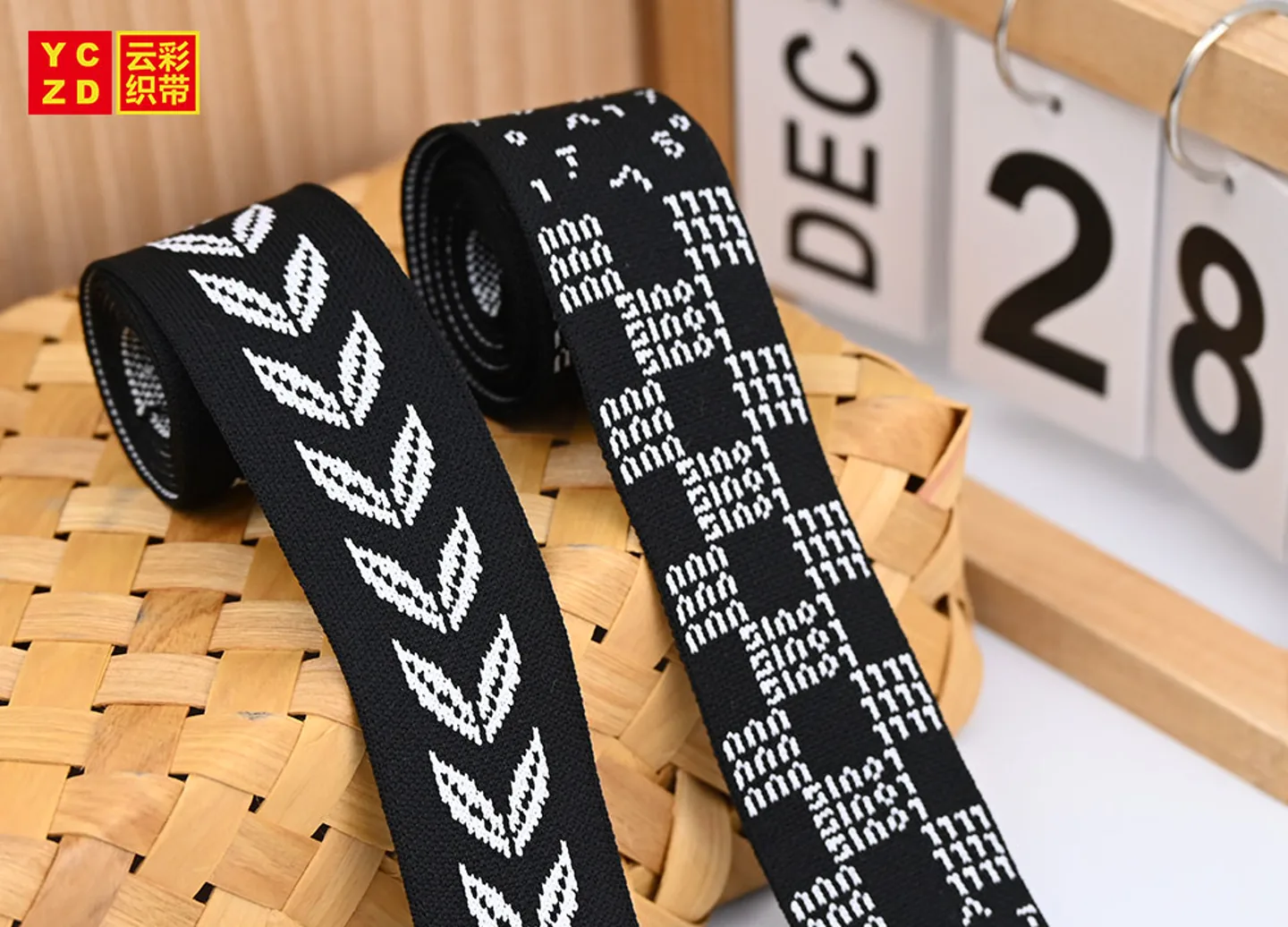 Printed Polyester Knit Webbing