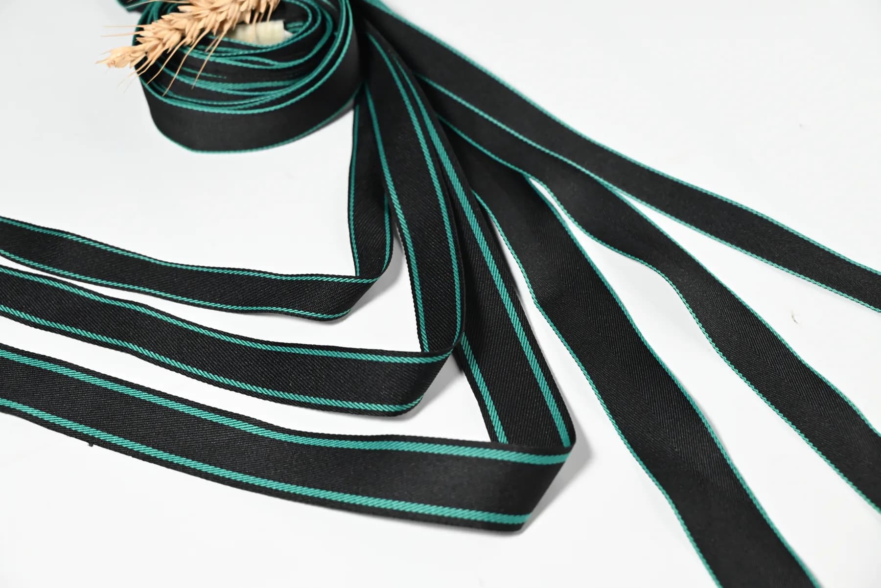 Jacquard Webbing developed for apparel and accessory applications