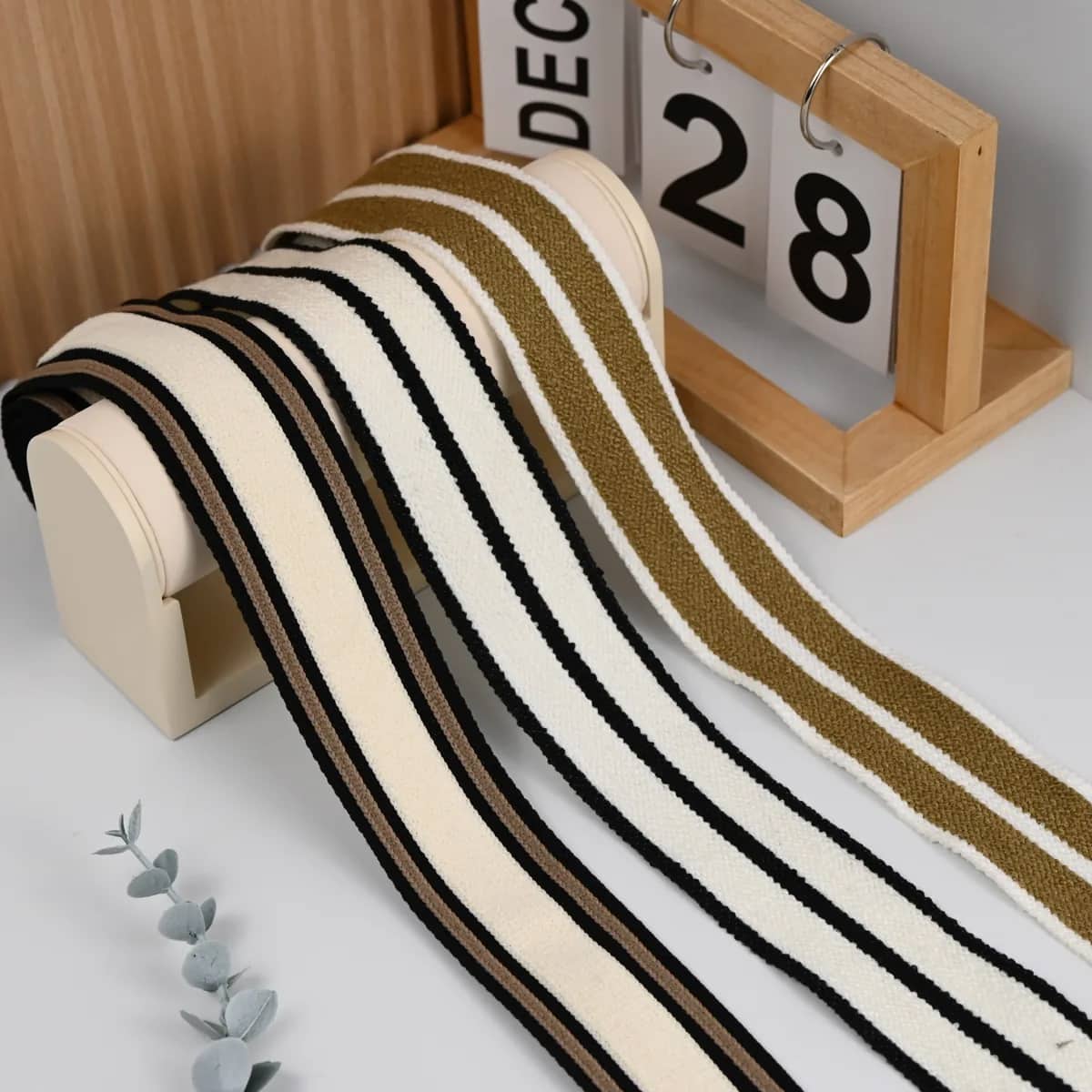 Knitted Tapes developed for apparel and accessory applications